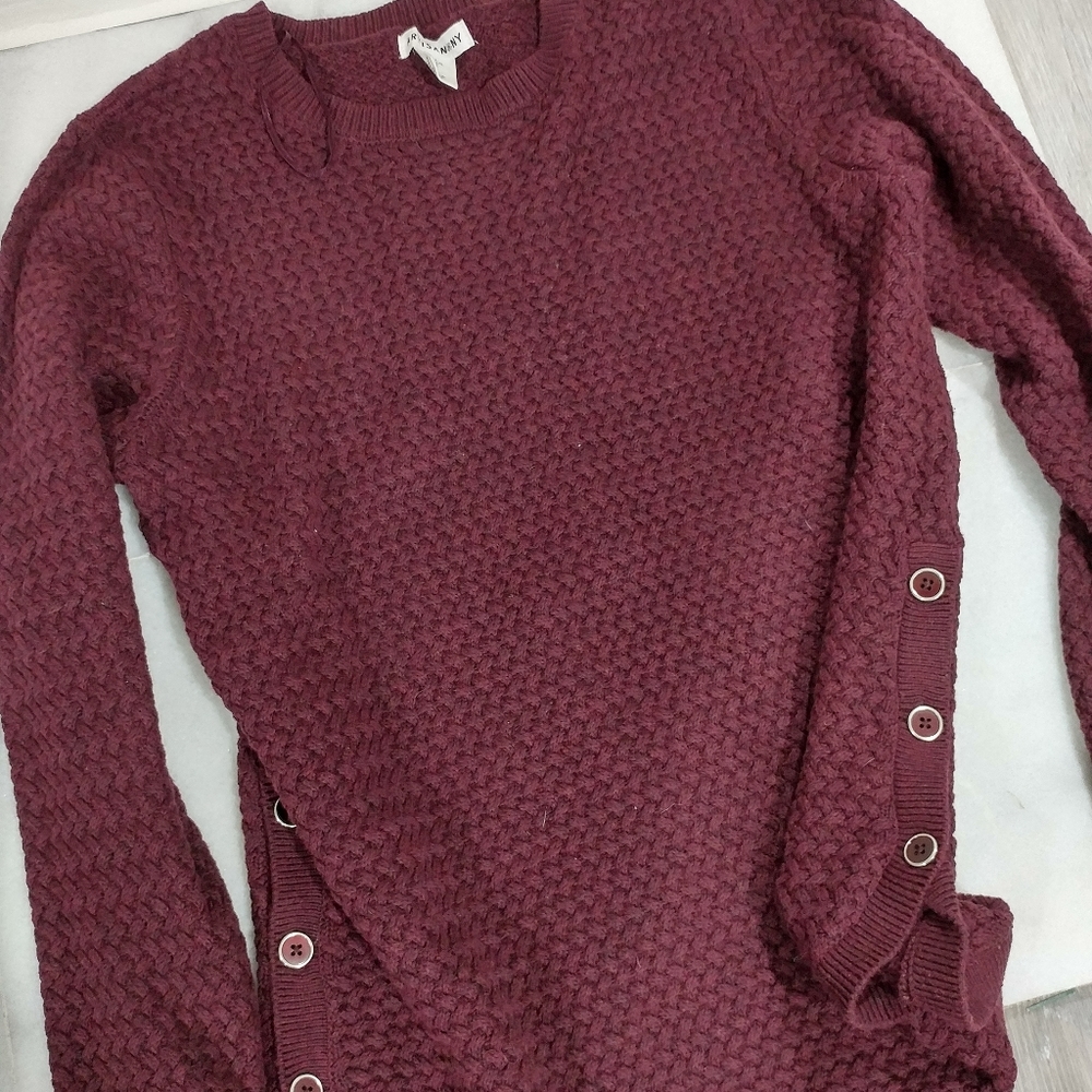 Wine colored comfy sweater